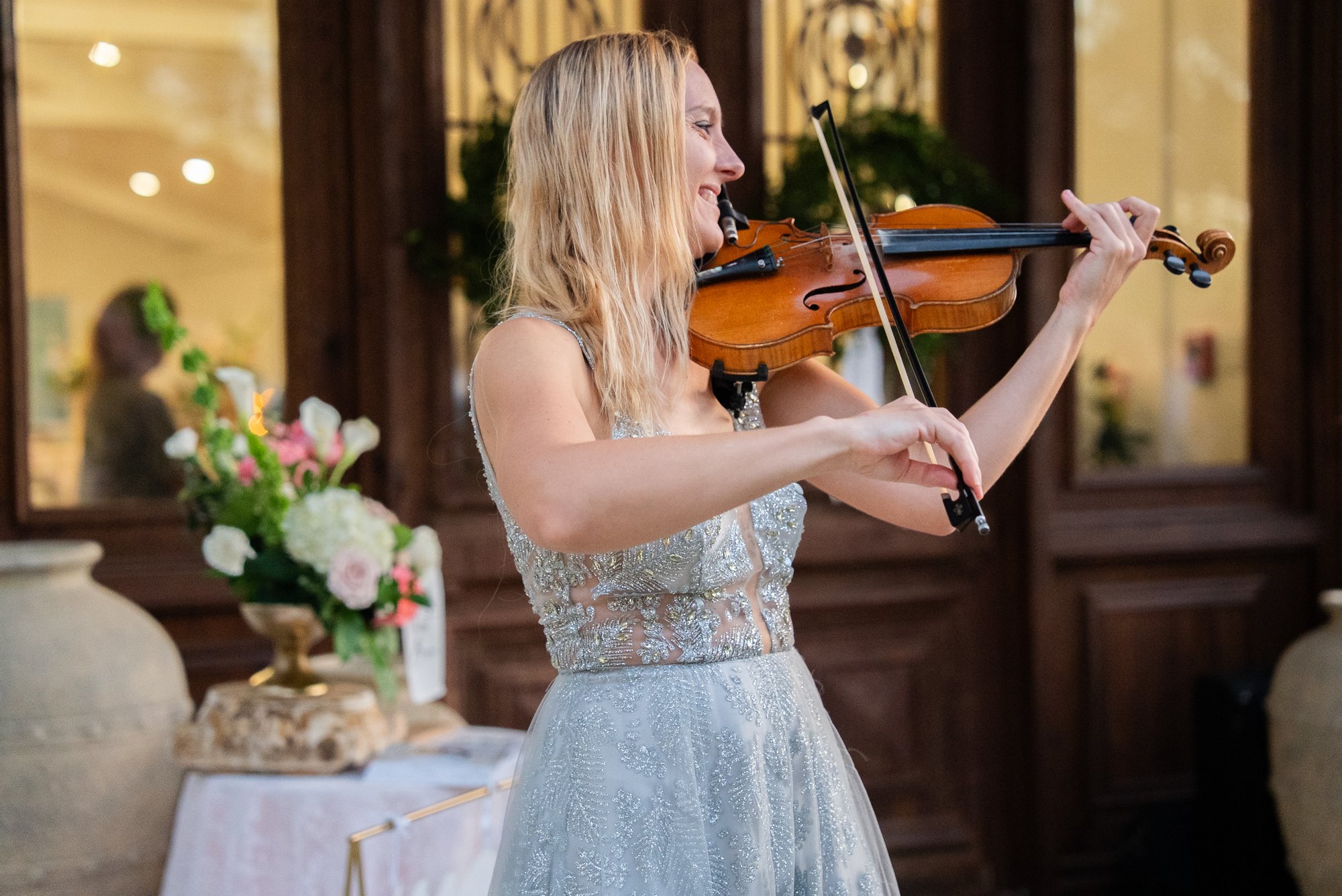 Margarita Krein performing on violin